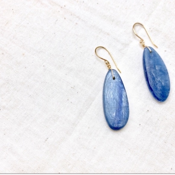 Genuine Kyanite Earrings - Picture 9 of 12